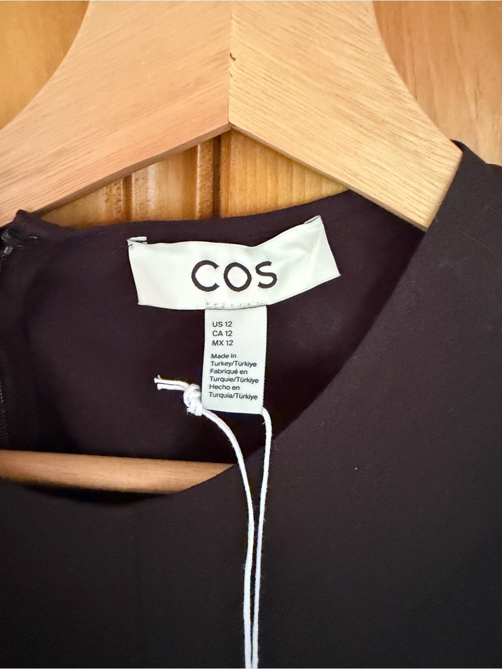 COS Asymmetric Tencel/Lyocell Dress - Picture 4 of 9